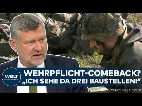 Video Thumbnail: BUNDESWEHR: Wehrpflicht? Pistorius will Lösung anbieten - Diese drei Modelle stehen zur Diskussion