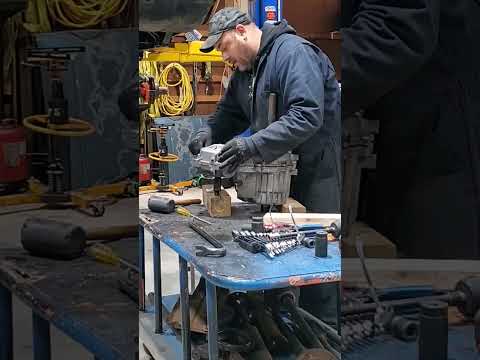 Tearing Down a NP241C transfercase to install SYE (Slip Yoke Eliminator) #short #shortsvideo #fun