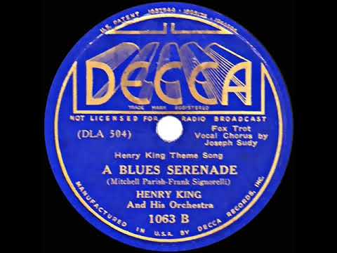 1936 Henry King theme song: A Blues Serenade (Joe Sudy, vocal)