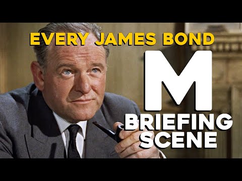 James Bond 007 | EVERY "M" SCENE COMPILATION