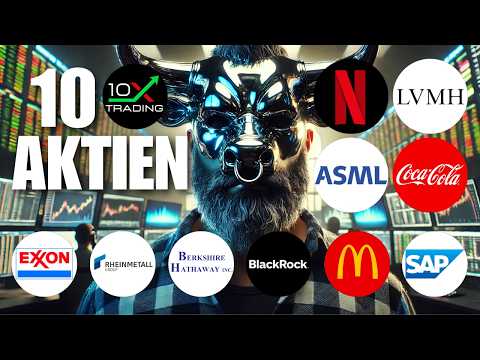 🚨 10 AKTIEN 🕵🏼 Netflix LVMH ASML Coca-Cola SAP McDonalds BlackRock Berkshire Rheinmetall Exxon