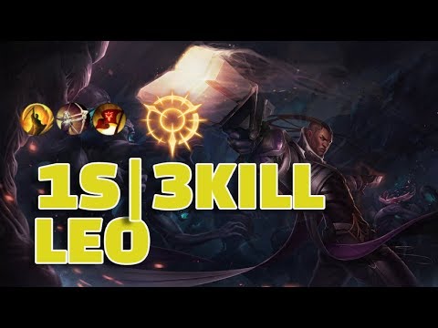 Lucian 3 Kill in 1S - SKT T1 Leo Playing Lucian ADC - Korean Pro Replay