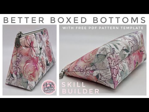 Better Boxed Bottoms, featuring the OKSew Pythagorean Pouch