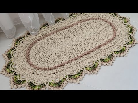 ✨ Impressionante PADRÃO! Tapete Caramelo em Crochê 😍