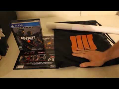 UNBOXiNG REViEW OF Call of Duty: Black Ops 4 PS4 Pro Edition - Only at GameStop. PT. 1 OF 3.