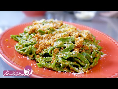 Il Mondo di Antonietta Polcaro - Tagliatelle verdi con ragù alla bolognese di Barbieri.