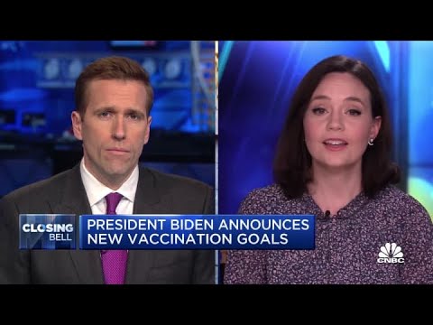 ジョー・バイデン米大統領が新たなワクチン接種目標を発表（President Joe Biden announces new vaccination goals）