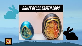 Druzy Geode Easter Eggs Done With UV Resin & Foam Eggs | UV Crafts | Plus A Giveaway