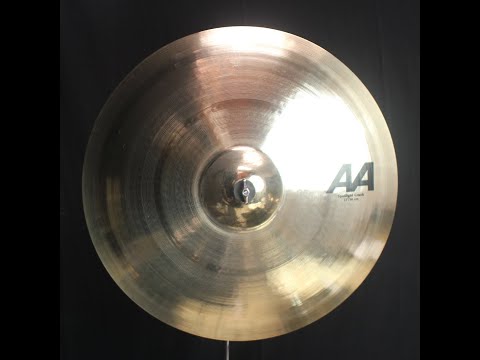 Sabian 22" AA Spotlight Crash - 2370g (video demo) image 2