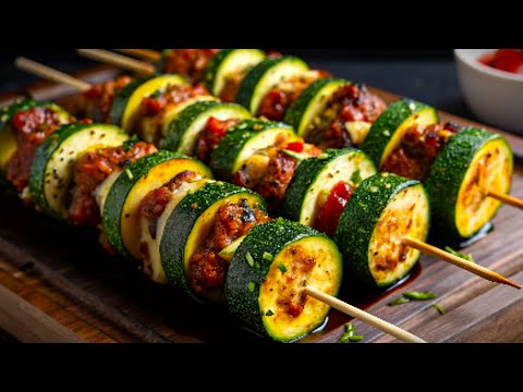 Keiner kennt dieses Zucchini Rezept, das alle verrückt macht! Köstlich, einfach!