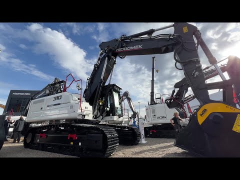 Hidromek Construction Equipment Booth At Bauma 2022 Expo - 4k