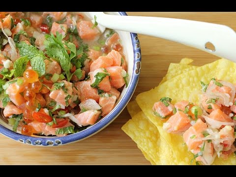 ยำปลาแซลมอน