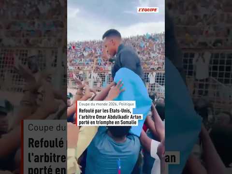 🇸🇴❌Refoulé par les USA lors de son arrivée au Mondial, Omar Artan accueilli en héros en Somalie