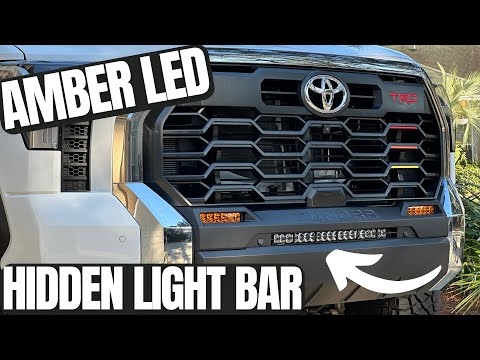 I Installed A Hidden Light Bar Onto My New Toyota Tundra