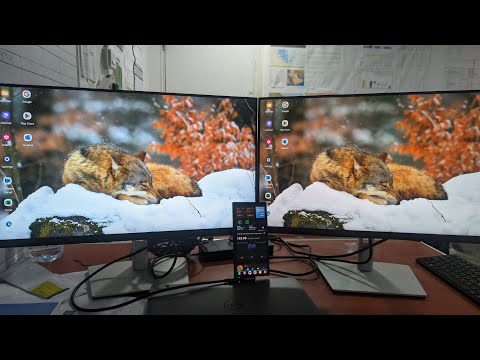 ultimate Samsung dex dual monitor setup