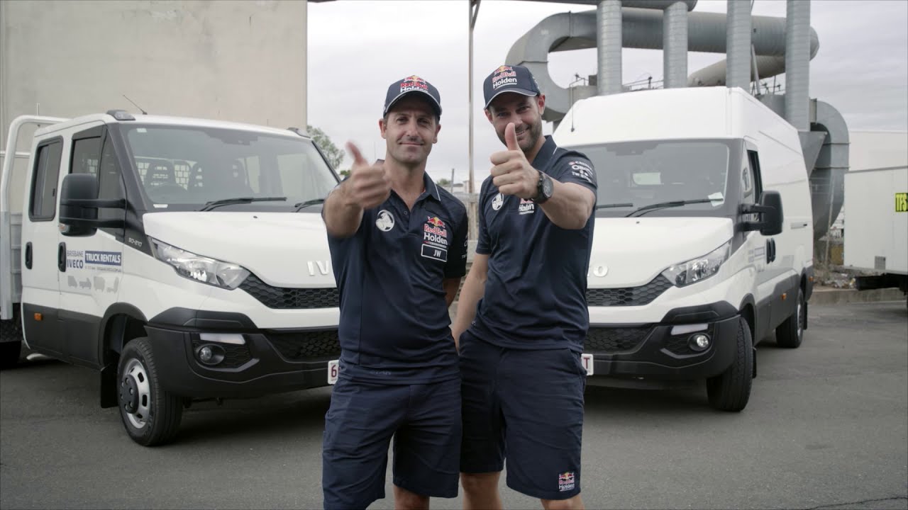 Jamie and Shane with the IVECO Daily Range