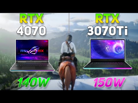 RTX 4070 vs RTX 3070 Ti Laptop Gaming Benchmark | Test in 10 Games |