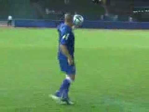 robinho, roberto carlos, ronaldinho entrenamiento
