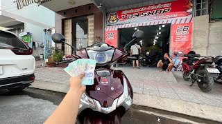 Wave 125i 2023 Nâu Đỏ Bạc Độ Smartkey CNC Bi Led T-Rex 3.0 Full Led T23Shop Cần Thơ