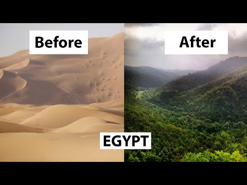 Incredible plan to green the desert of Egypt