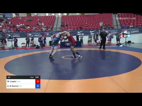 88 Lbs Rr Rnd 3 - Michael Lopez, Elite Panthers Wrestling Club Vs Anthony Brown-Garcia, 505 Wrestl