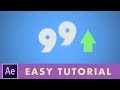 Animating Numbers Counting Up In After Effects | Beginner Tutorial mp3