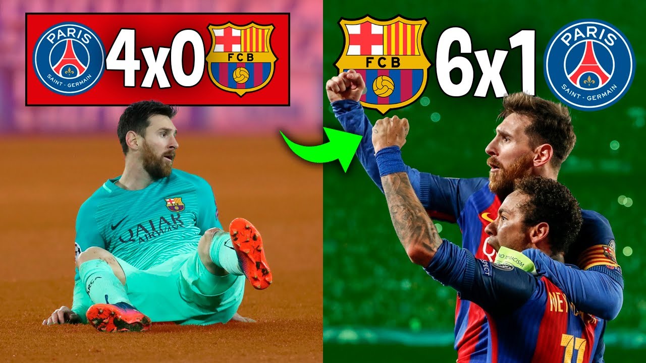 4 VIRADAS GIGANTES da HISTÓRIA da Champions