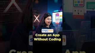 Create An App Without Coding | No-Code App Development | Code With AI | #Shorts | #Simplilearn