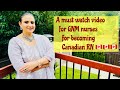 How a GNM candidate can become a registered nurse in Canada 🇨🇦 #registerednurse #canada