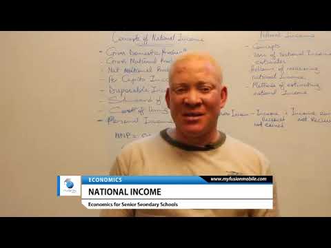 Elements of national income accounting (SS 3, JAMB Tutorial, WAEC, NECO, Post-UTME, NABTEB)