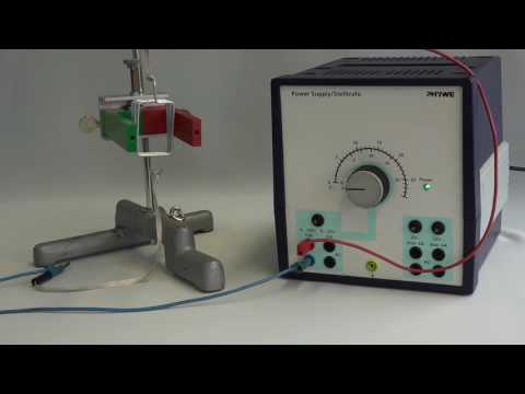 Spule im Magnetfeld - Realexperiment