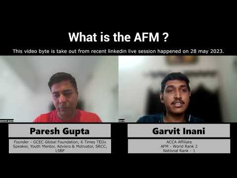 AFM Paper in ACCA: Navigating the Advanced Financial Management Exam by Paresh Gupta