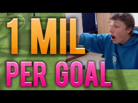 INSANE 1 MILLION PER GOAL WAGER!! - Fifa 13 Ultimate Team