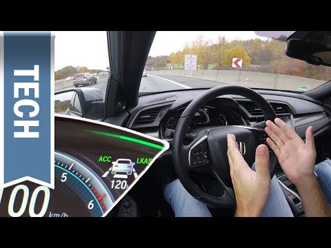 Honda Civic: Assistenzsysteme des Sensing Pakets im Test: ACC, LKAS & teilautonomes Fahren im Detail