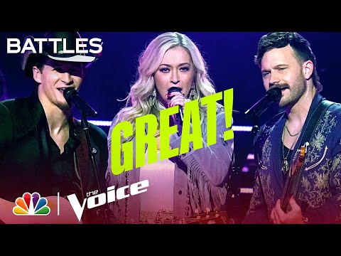 Bryce Leatherwood vs. The Dryes on Brooks & Dunn's "Red Dirt Road" | The Voice Battles 2022