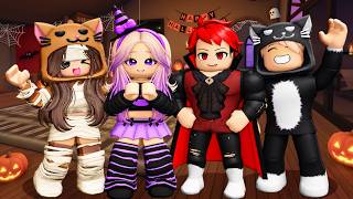 Hicimos una FIESTA de HALLOWEEN con el Team en Brookhaven Roblox