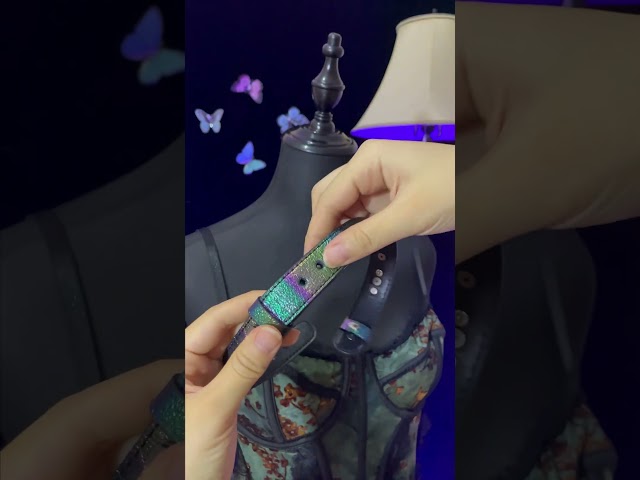 Vídeo relacionado con JKJF Goth - Gargantilla de piel sintética punk rock collar con anillo tórico, collar ajustable con cerradura para mujeres, suministros de cosplay