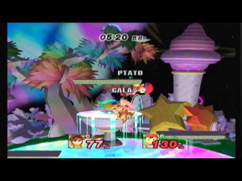 Calabrel (Pit, Marth) vs Dark P0tat0 (Ness, Link) - Project M 3.5