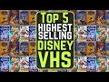 Top 5 Highest Selling Disney VHS Tapes On EBay Rare Vintage Collectors Items