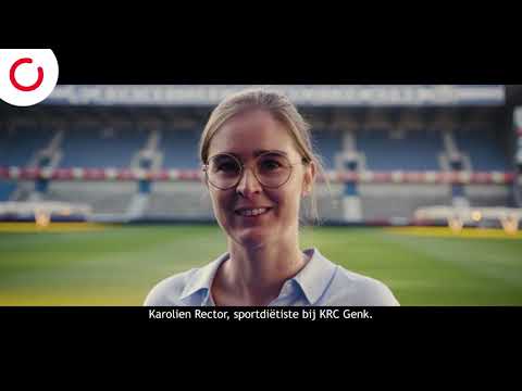 Goed omringd door Karolien Rector, sportdiëtiste bij KRC Genk
