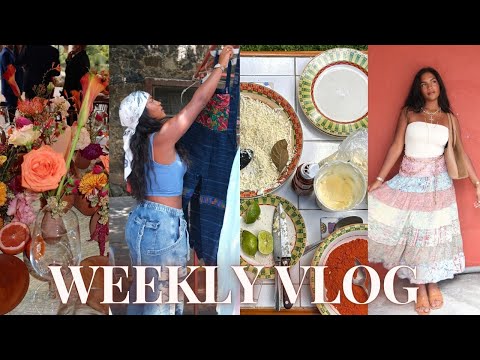 WEEKLY VLOG ♡ (quick trip to mexico turns into CRAZY adventure, local foods, adventure shopping +)