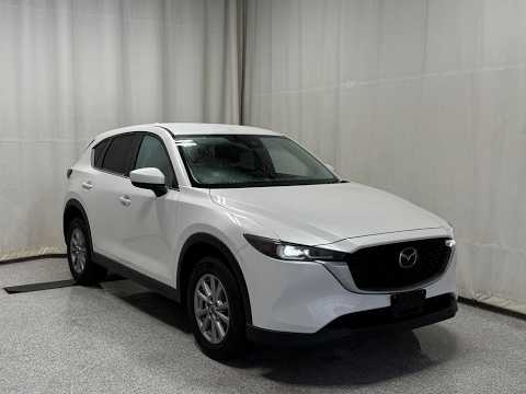 2024 Mazda CX-5 GS AWD w/o CD in White for sale at Park Mazda in Sherwood Park, AB