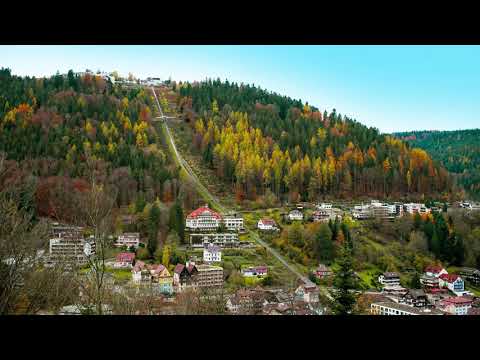 Bad Wildbad Sommerbergbahn Bergstation Zeitraffer  - TollesVideo.de  ID: BWT5