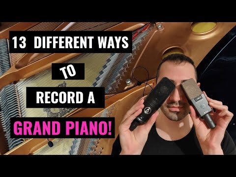 How to record a Grand Piano (Mono & Stereo Techniques)