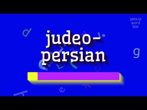 How to say "judeo-persian"! (High Quality Voices)