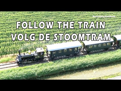 De museum StoomTram #Steamtrain #PhantomPro #MavicProZoom
