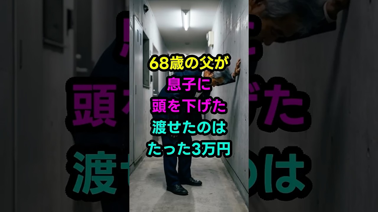 父が頭を下げた夜