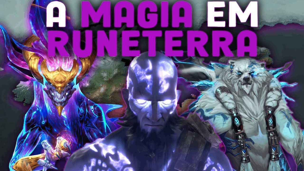 COMO CADA REGIÃO DO LEAGUE OF LEGENDS LIDA COM A MAGIA