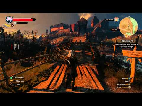 The Witcher 3 Wild Hunt playthrough part 43 - Stop the quest! My sword needs repairing (shopping)