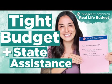 BBP Real Life Budget | Tight Budget + Low Income + State Assistance